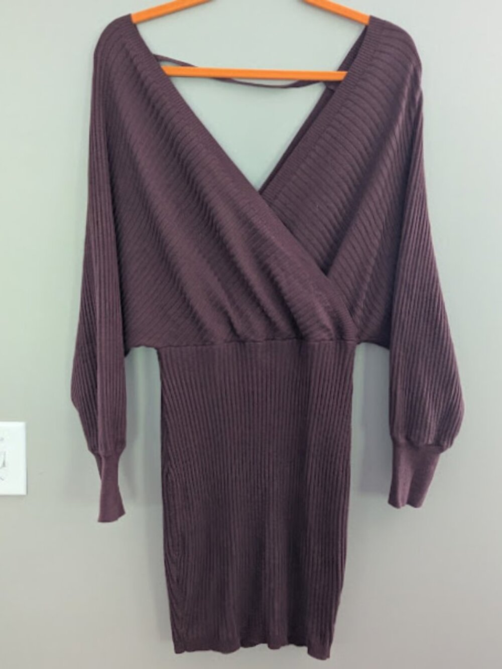 My Bump Luke 2:40 Ribbed Maternity Dress Large